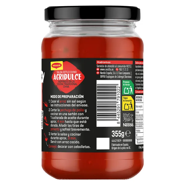 Salsa agridulce Maggi frasco 355 g 3