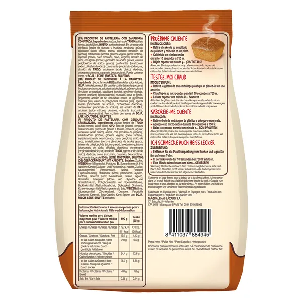 Brownies de zanahoria Mr.brownie 200 g 3