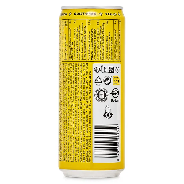 Refresco de jengibre y limón Vitaclub lata 33 cl 3