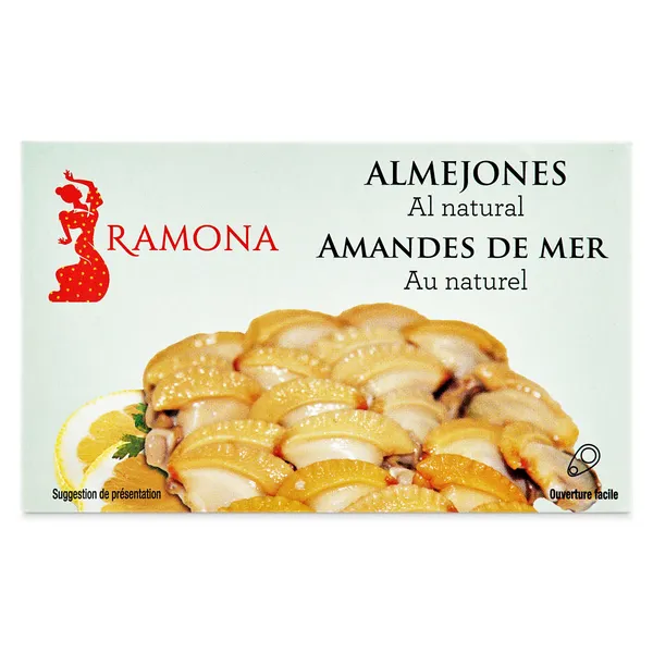 Almejones al natural Ramona lata 63 g 2