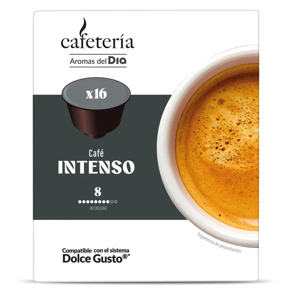 Cápsulas intenso espresso Dia Cafetería 16 unidades 2