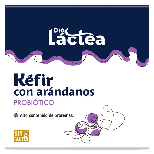 Kéfir con arándanos Dia Láctea pack 4 x 125 g 2