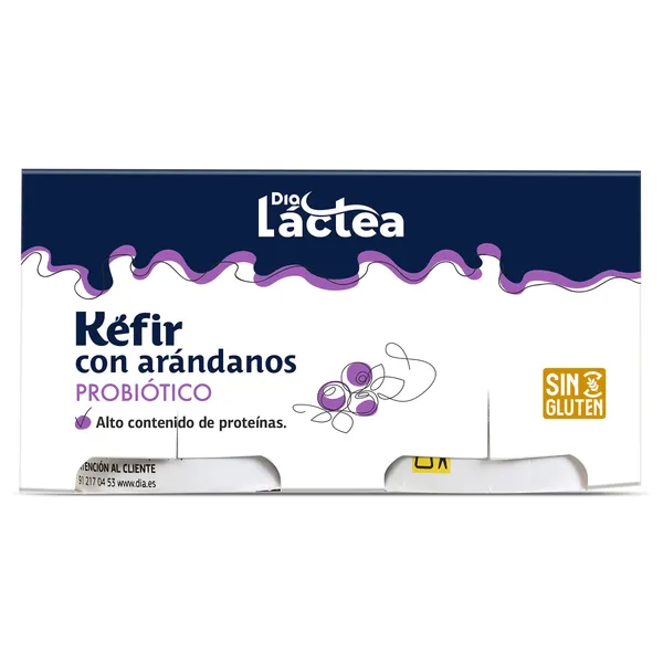 Kéfir con arándanos Dia Láctea pack 4 x 125 g 3