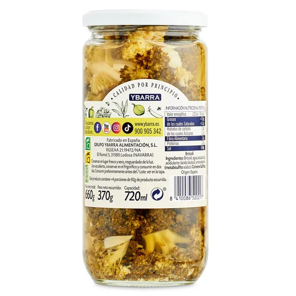 Brócoli Ybarra 370 g 3
