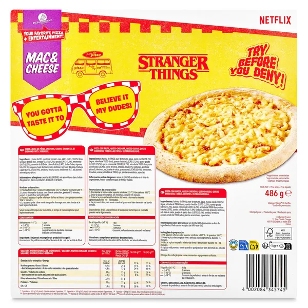 Pizza Stranger Things mac & cheese 486 g 3