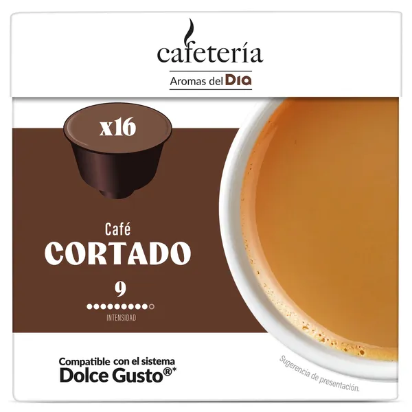 Cápsulas de café cortado Dia Cafetería 16 unidades 3