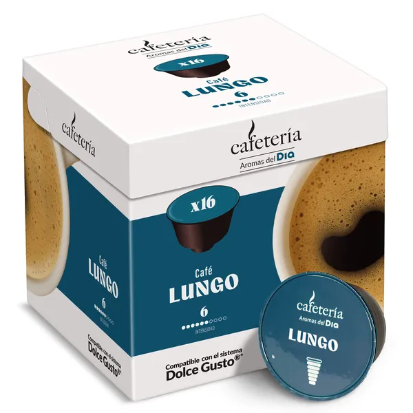 Cápsulas de café lungo Dia Cafetería 16 unidades 3