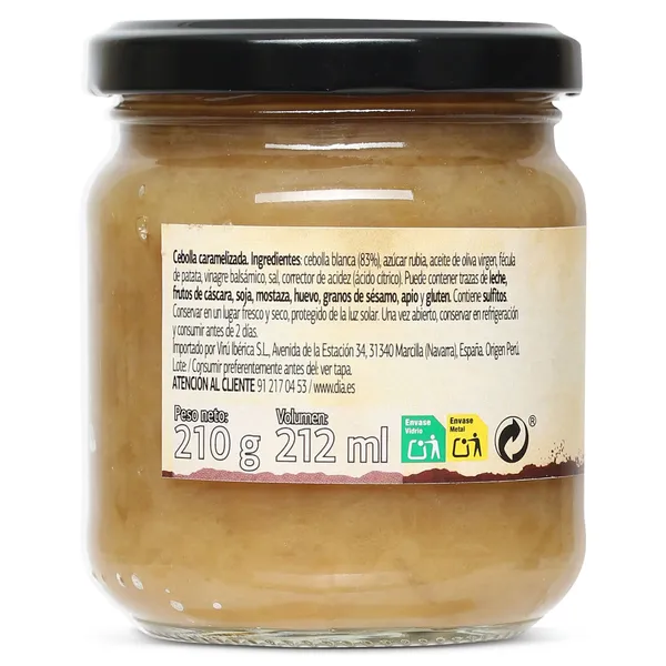 Cebolla caramelizada Dia Vegecampo 210 g 3