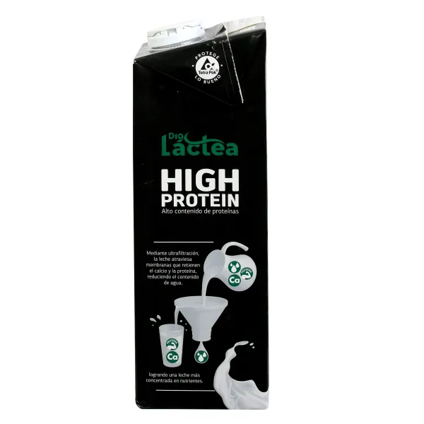 Leche desnatada sin lactosa alta en proteínas Dia Láctea 1 L 5