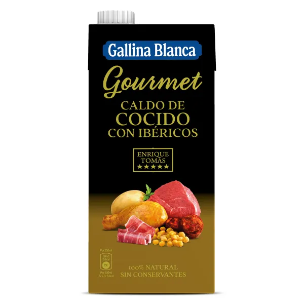 Caldo gourmet de cocido Gallina Blanca brik 1 L 2