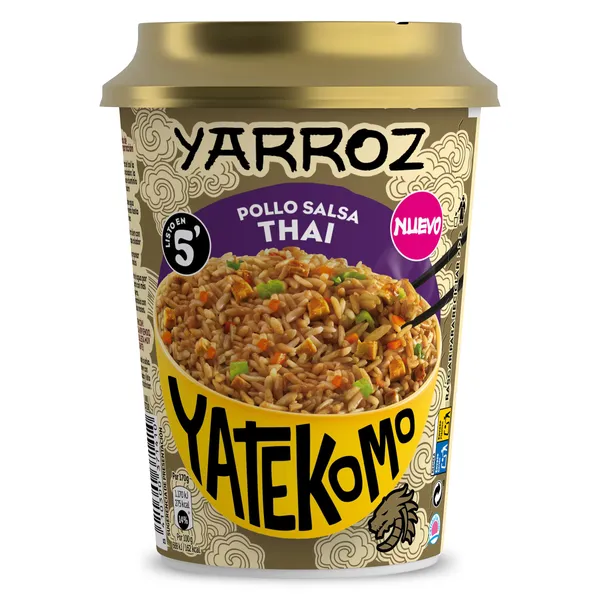 Yarroz con pollo y salsa thai Gallina Blanca Yatekomo 83 g