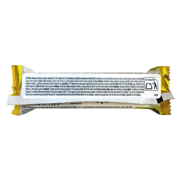 Chocolate relleno de pistacho Dubai Delicadore 40 g 4
