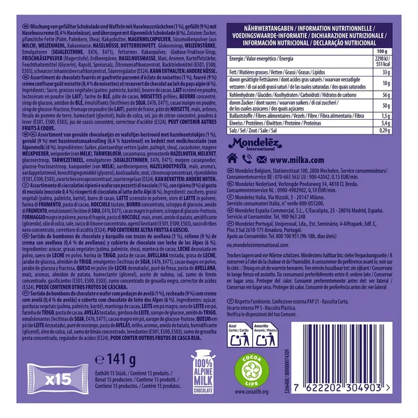 Surtido de bombones favourites Milka caja 141 g 2