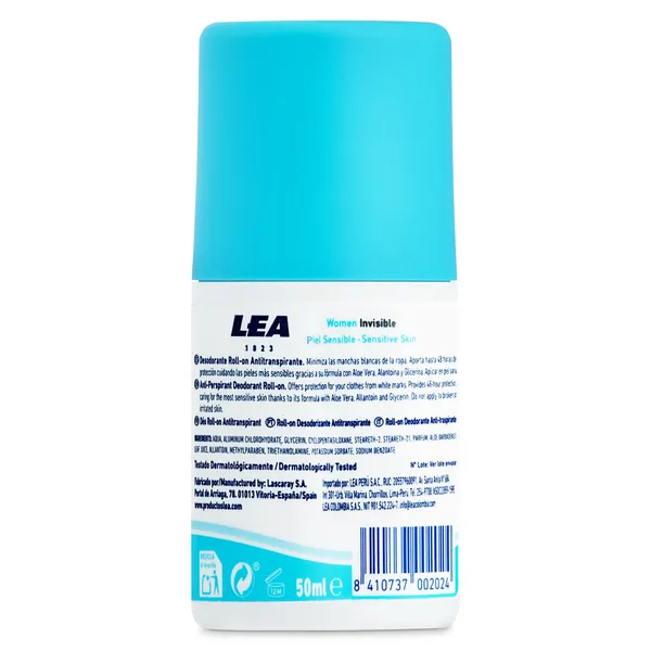 Desodorante roll-on women invisible Lea bote 50 ml 2