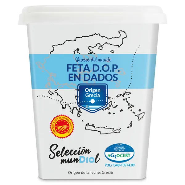 Queso feta D.O.P. en dados Dia Selección Mundial 150 g 2