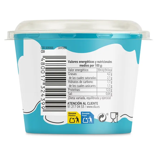 Queso fresco cottage Dia Láctea 200 g 5