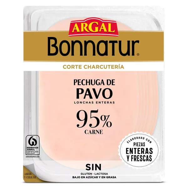 Pechuga de pavo 95% Bonnatur 90 g 2
