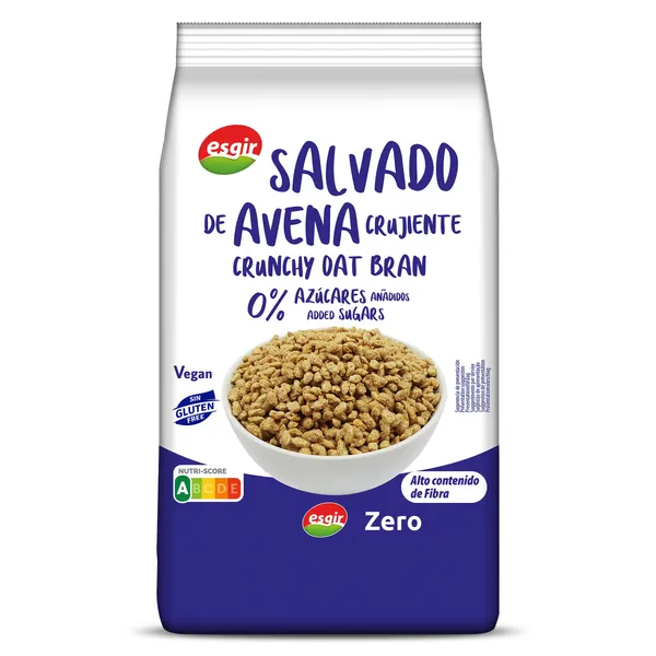 Salvado de avena sin gluten Esgir bolsa 300 g 2