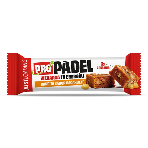 Barrita energética sabor cacahuete con creatina Just loading 40 g 2