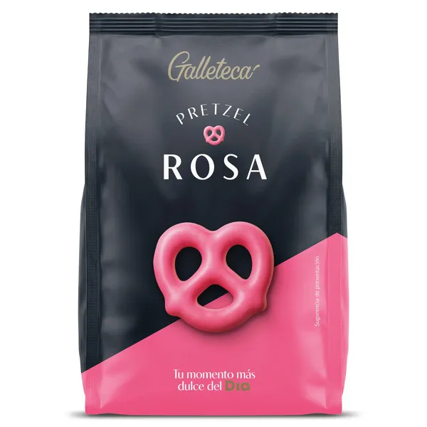 Galletas pretzel rosa Galleteca de Dia 100 g 2