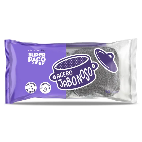 Estropajo de acero jabonoso Dia Super Paco 10 unidades 2