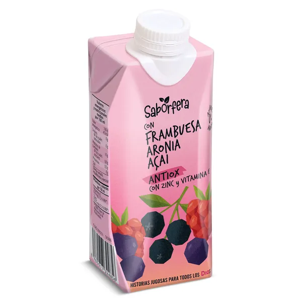 Bebida de zumo con frambuesa antiox Dia Saborfera 330 ml 3