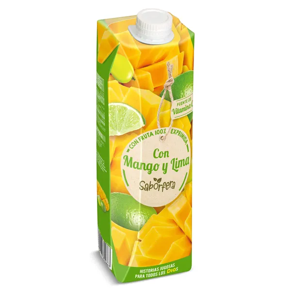 Zumo con mango y lima Dia Saborfera 1 L 3