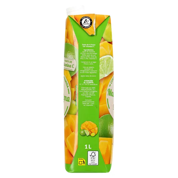 Zumo con mango y lima Dia Saborfera 1 L 4