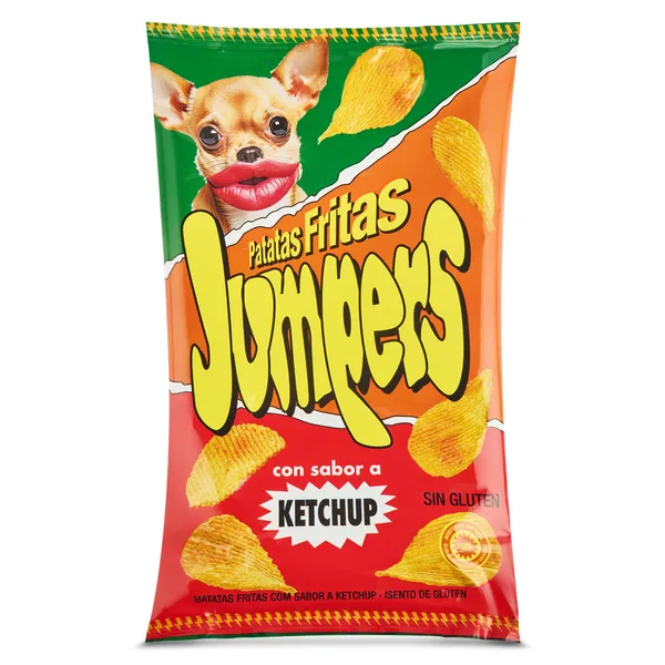 Patatas fritas sabor ketchup Jumpers 110 g 2