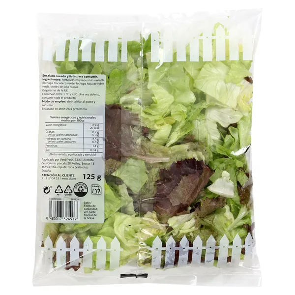 Ensalada tierna Dia Vegecampo 125 g 3