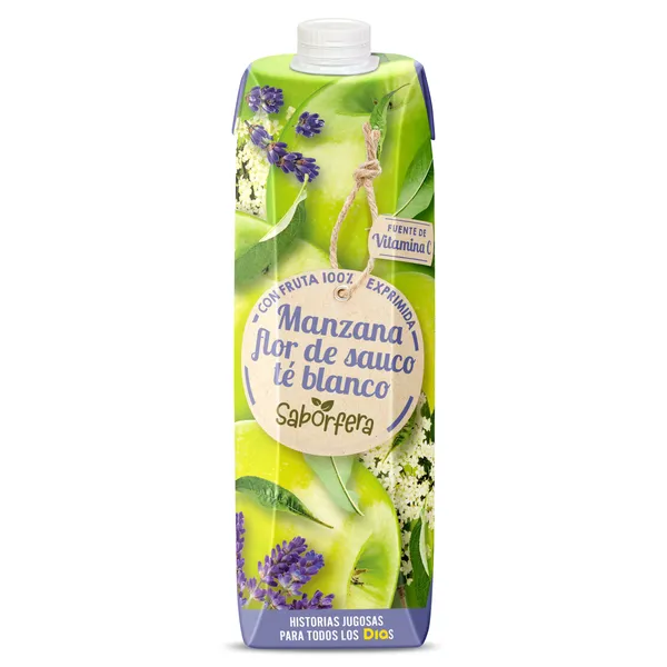 Zumo de manzana y té blanco Dia Saborfera 1 L 2