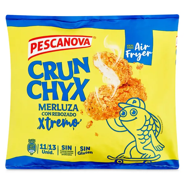 Merluza rebozada crunchyx Pescanova 400 g 2