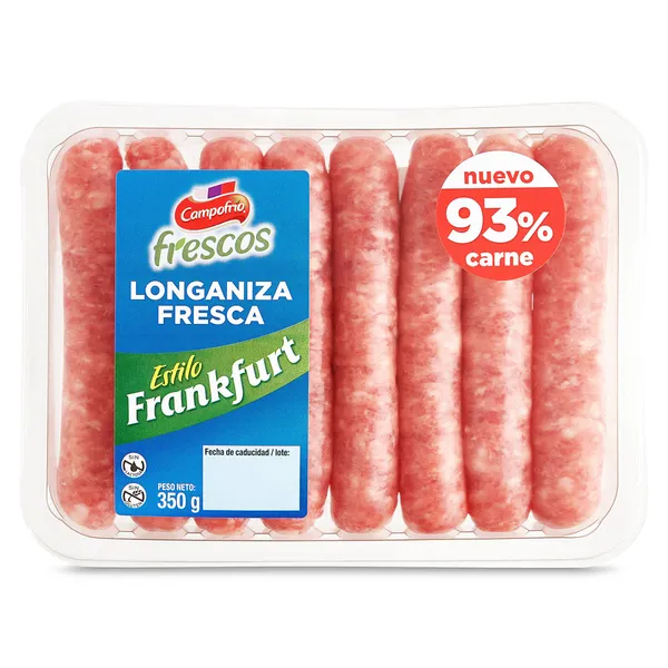 Longaniza estilo frankfurt Campofrío 350 g 2