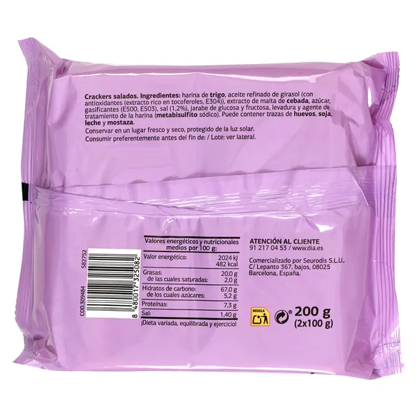 Crackers Dia Snack Maniac 200 g 3