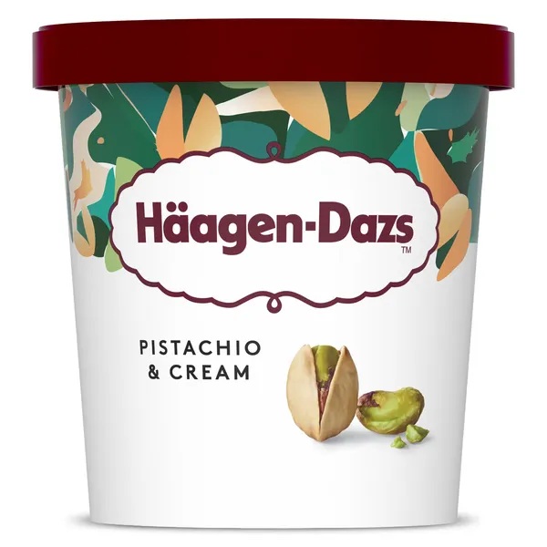 Tarrina de helado crema y pistacho Haagen Dazs 400 g 2