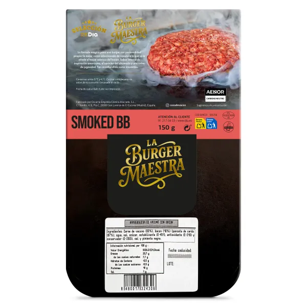 Burger Maestra smoked BB Selección de Dia 150 g 3