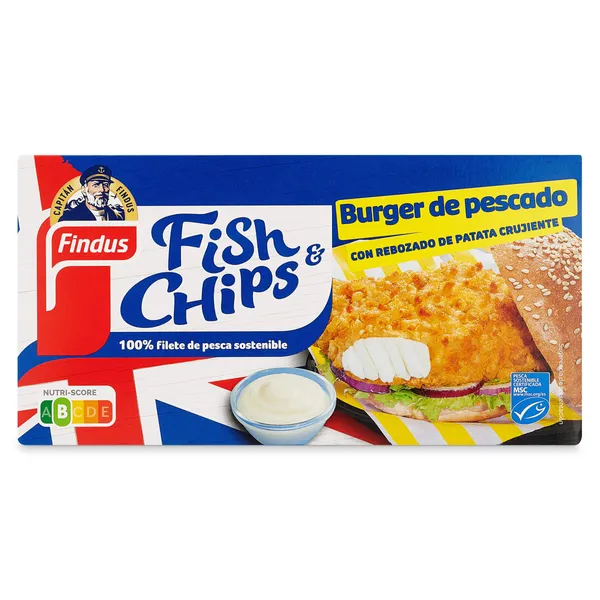 Burger de pescado MSC Findus 270 g 2
