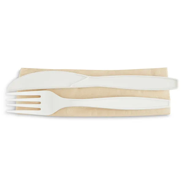 Set de tenedor, cuchillo y servilleta Betik 1 unidad 2