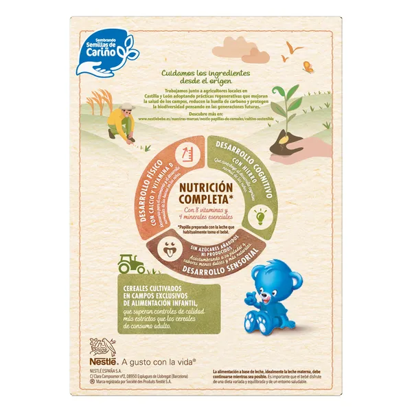 Papilla de 8 cereales doble 0% Nestlé 330 g 5