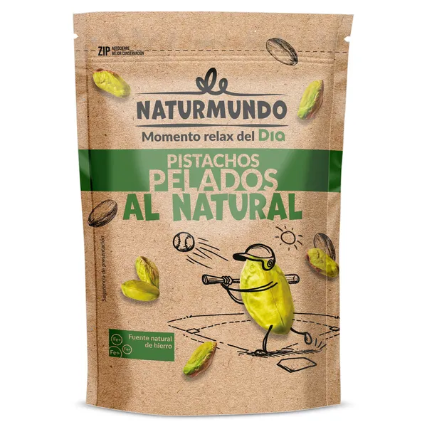 Pistachos pelados al natural Dia Naturmundo 100 g 2