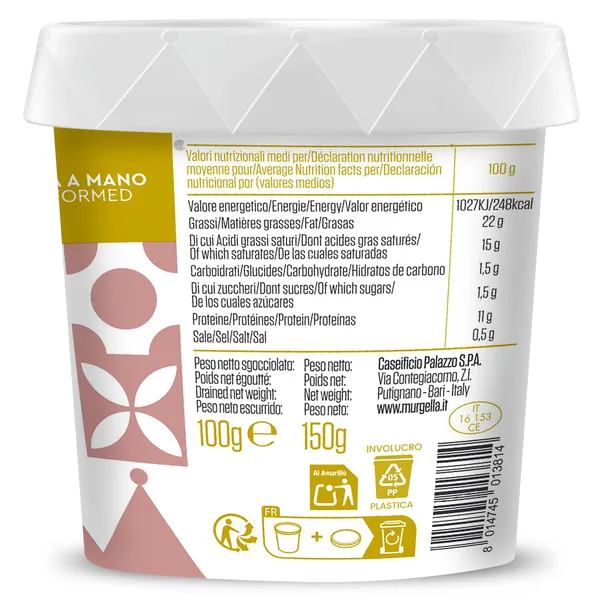 Burratina con trufa Murgella tarrina 100 g 3
