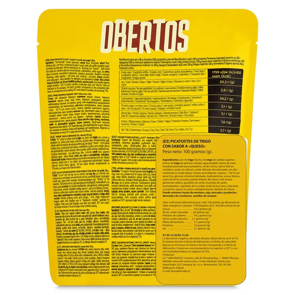 Tostas sabor queso 100 g 4