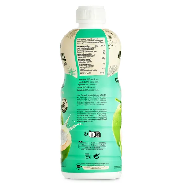 Agua de coco Amazonia botella 1 l 2