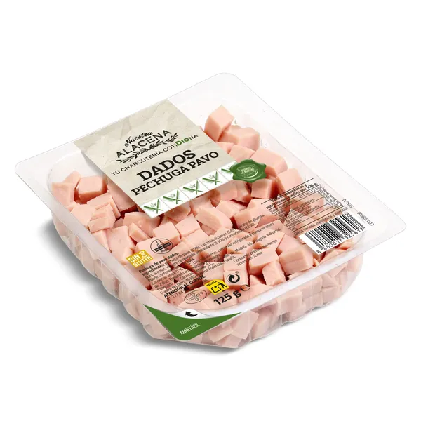Pechuga de pavo en dados Dia Nuestra Alacena 125 g 3