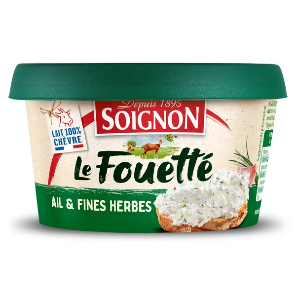 Queso de untar ajo y finas hierbas Soignon 140 g 2