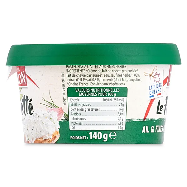 Queso de untar ajo y finas hierbas Soignon 140 g 4