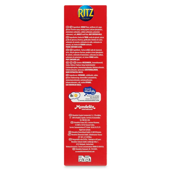 Galletas crackers saladas Ritz caja 200 g 4