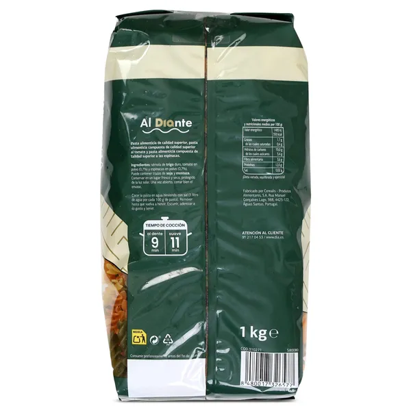 Hélices vegetales Dia Al Diante 1 Kg 3