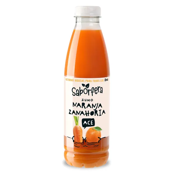 Zumo de naranja y zanahoria Dia Saborfera 750 ml 2