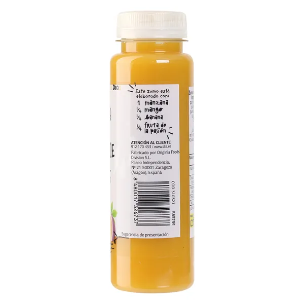 Smoothie tropical con mango Dia Saborfera 250 ml 4